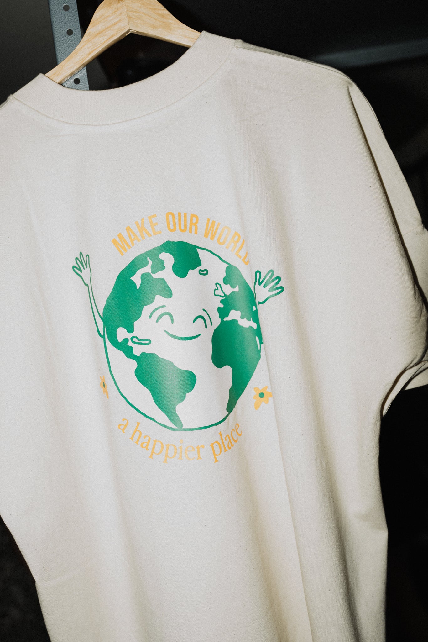 HAPPY WORLD Shirt undyed